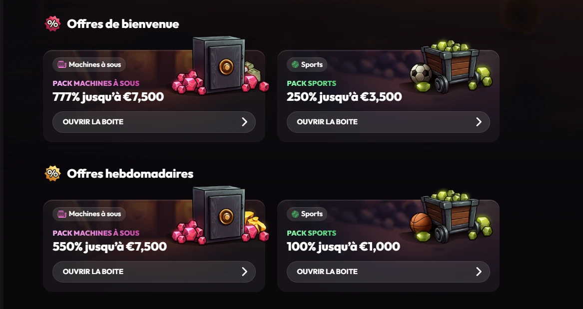 Promotions régulières et bonus de dépôt Mad Casino