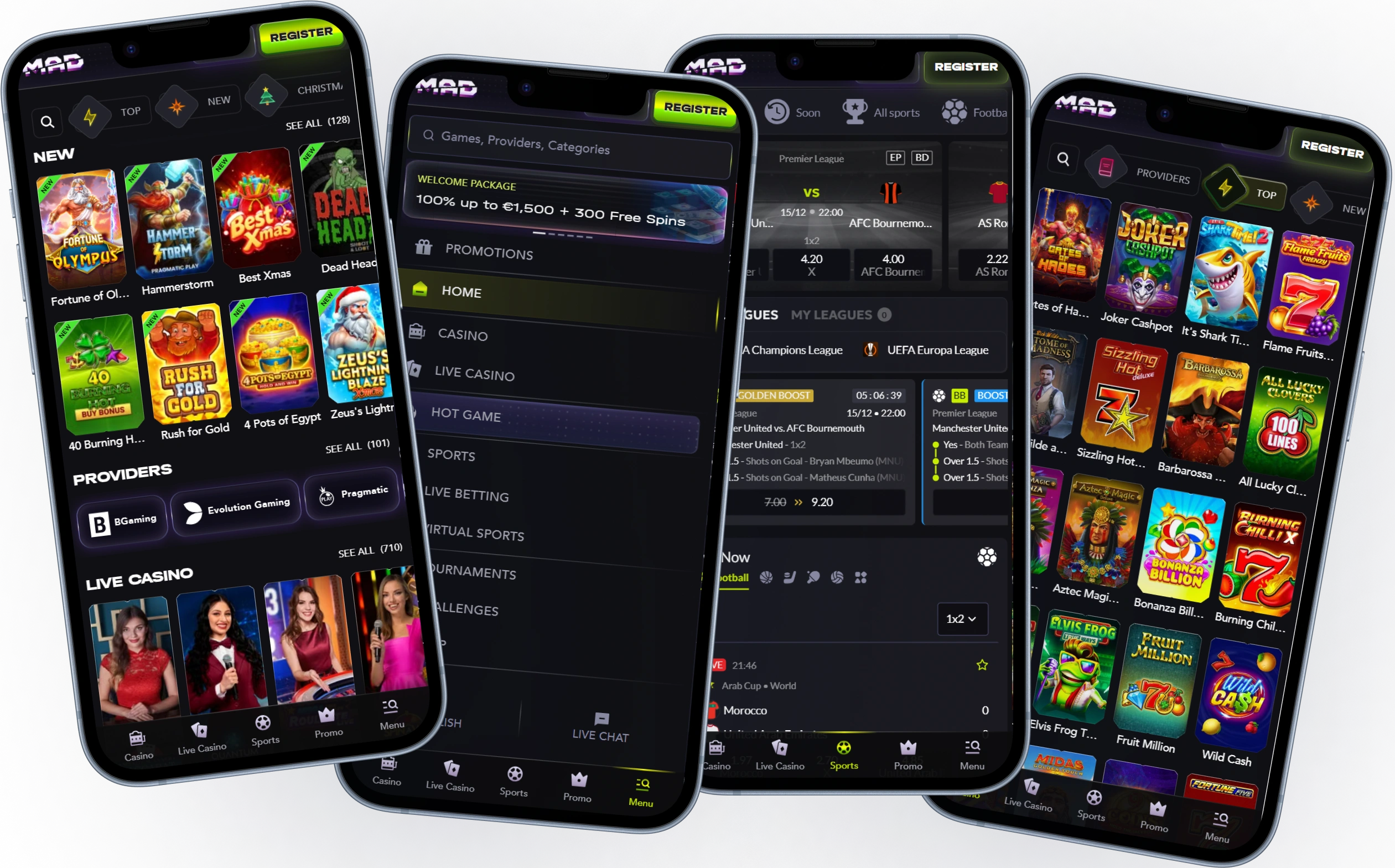 Mad Casino Expérience Mobile