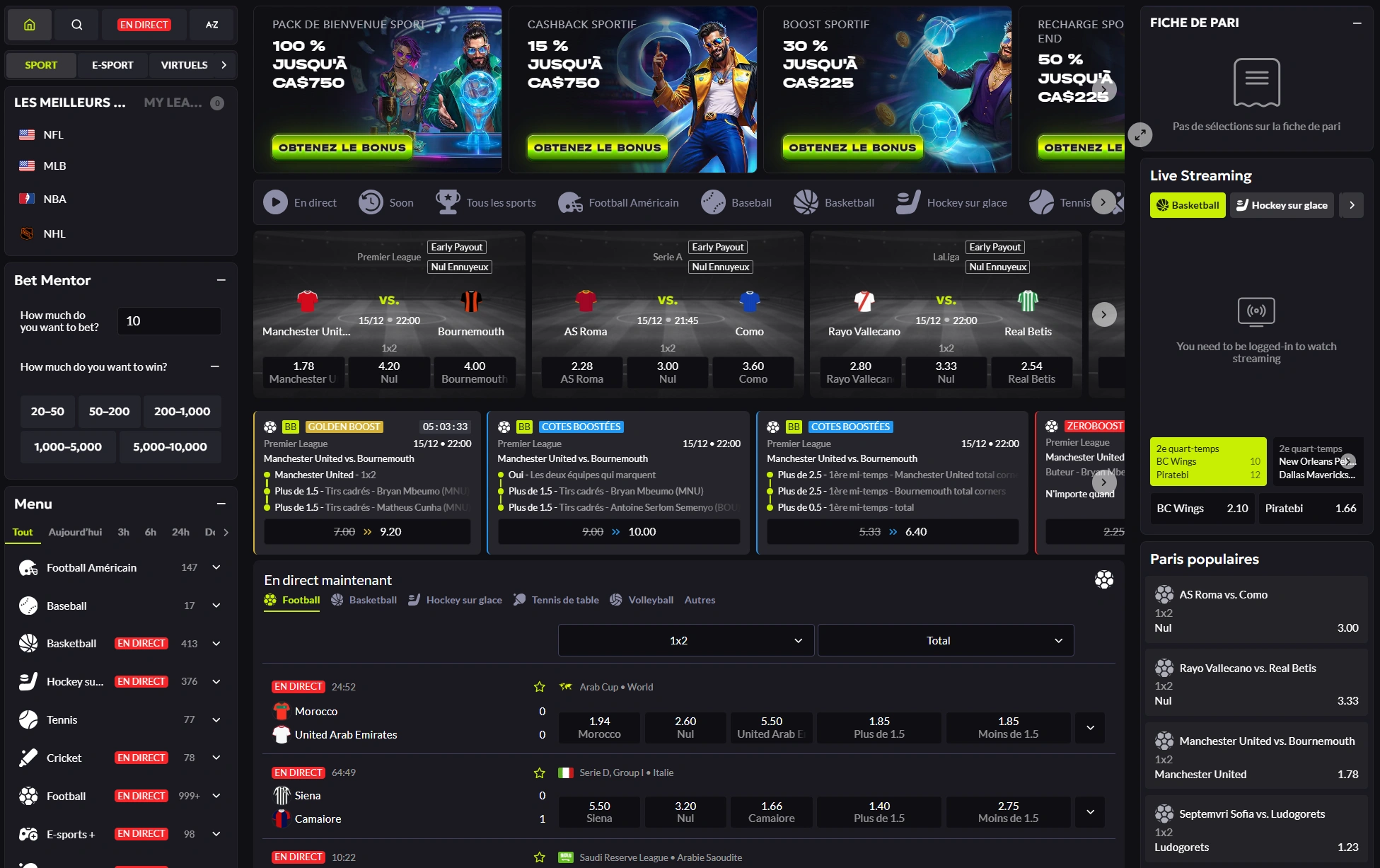 Mad Casino Paris Sportifs