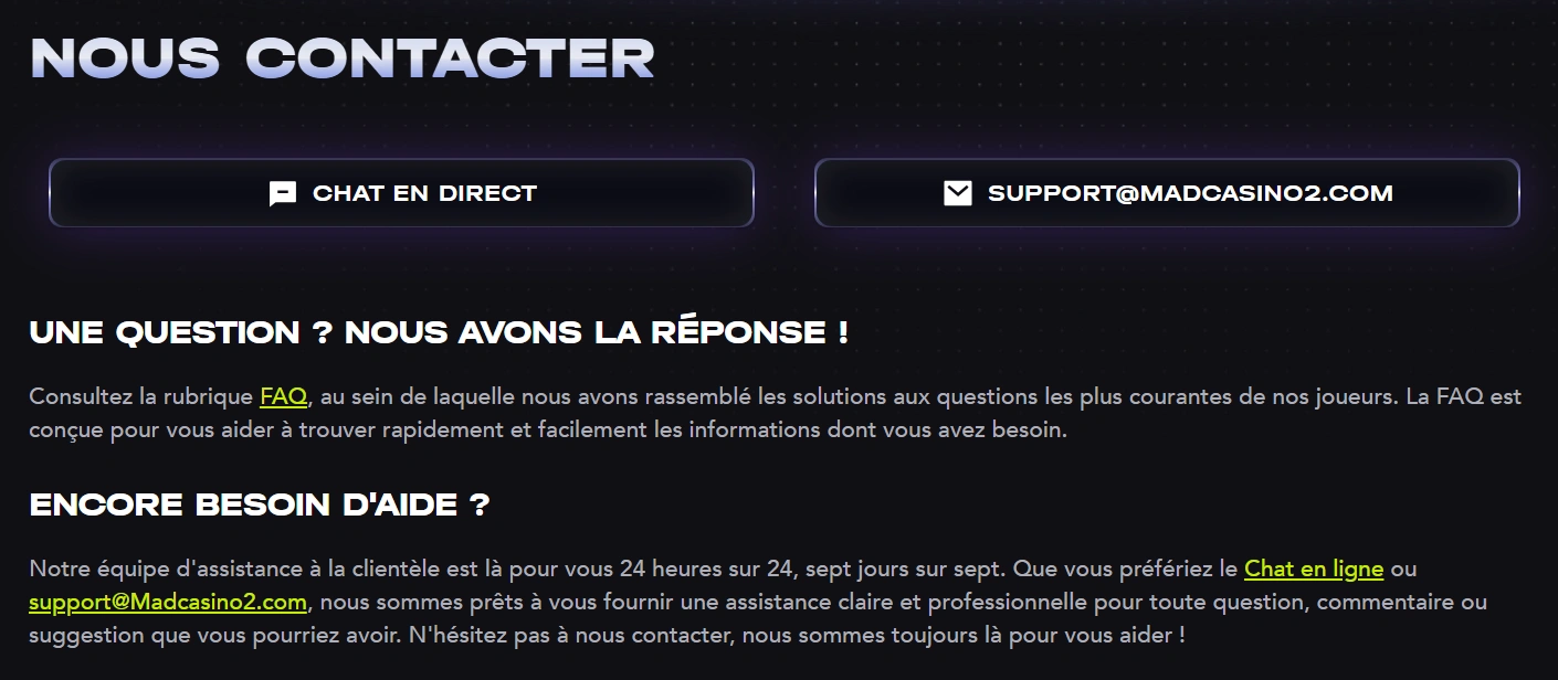 Mad Casino Service Client